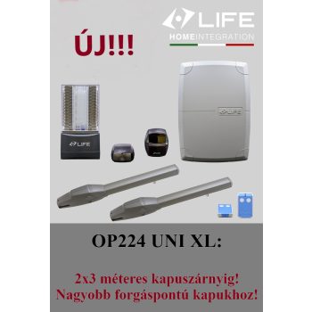 Life OP224 UNI XL kétszárnyú kapumozgató szett
